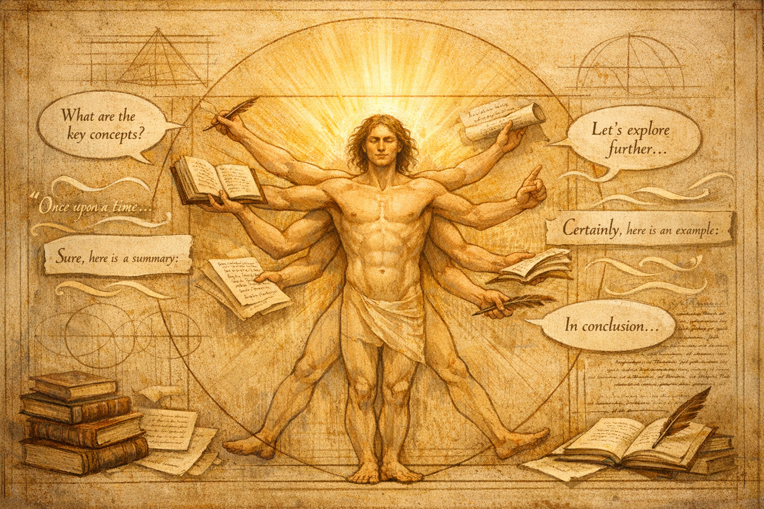Hero image: reflection, learning, and AI as a thought partner