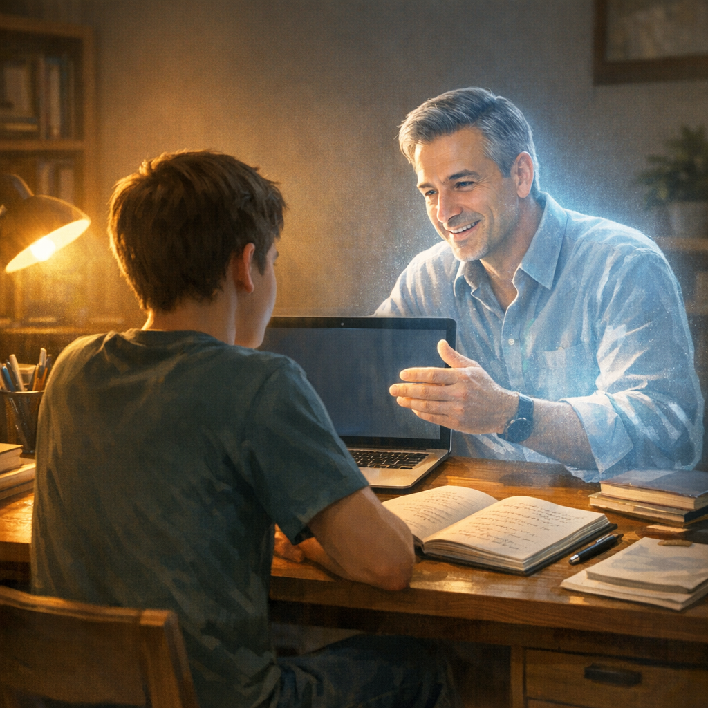 Studying with AI as a patient teacher